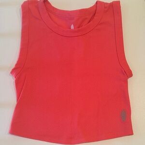M/L Free People Punch Muscle Tee Sleeveless Crop Top CUTE!